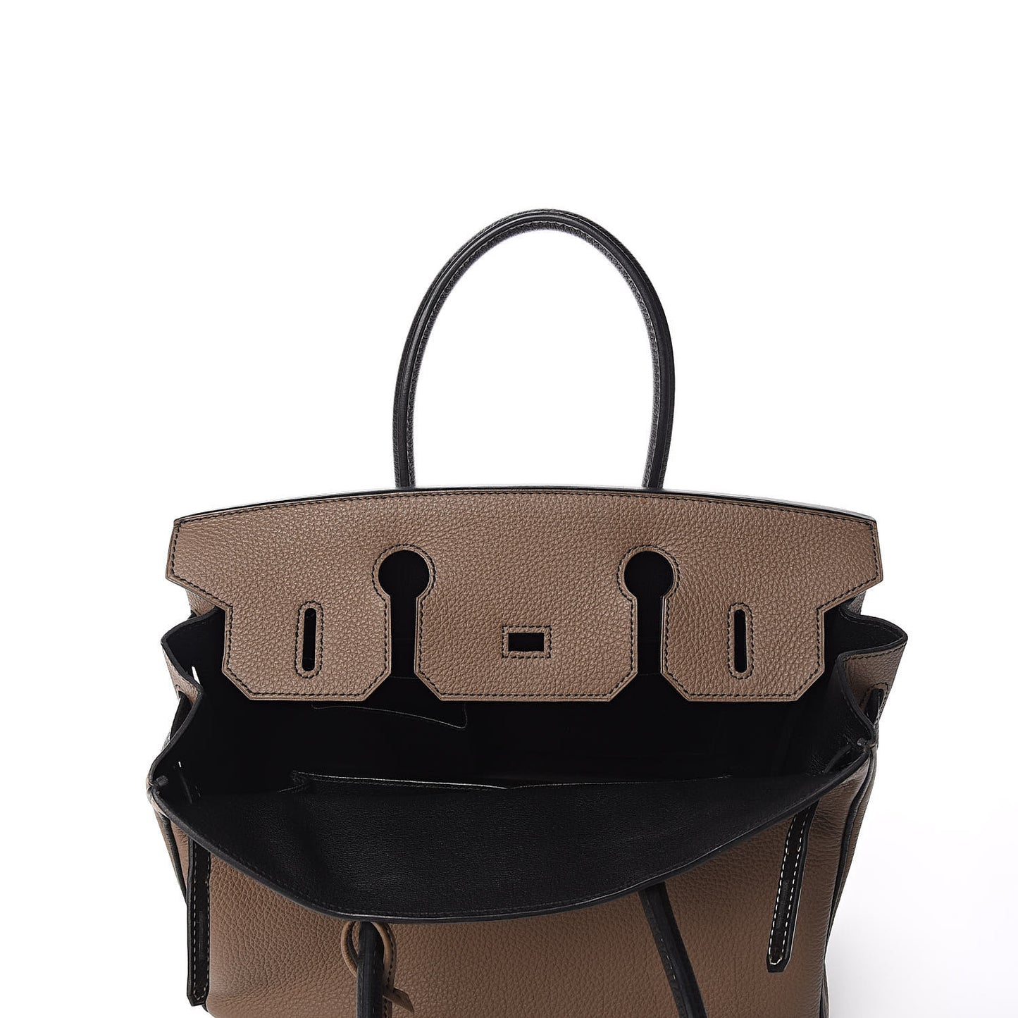 Togo Horseshoe Birkin 30 Black Etoupe