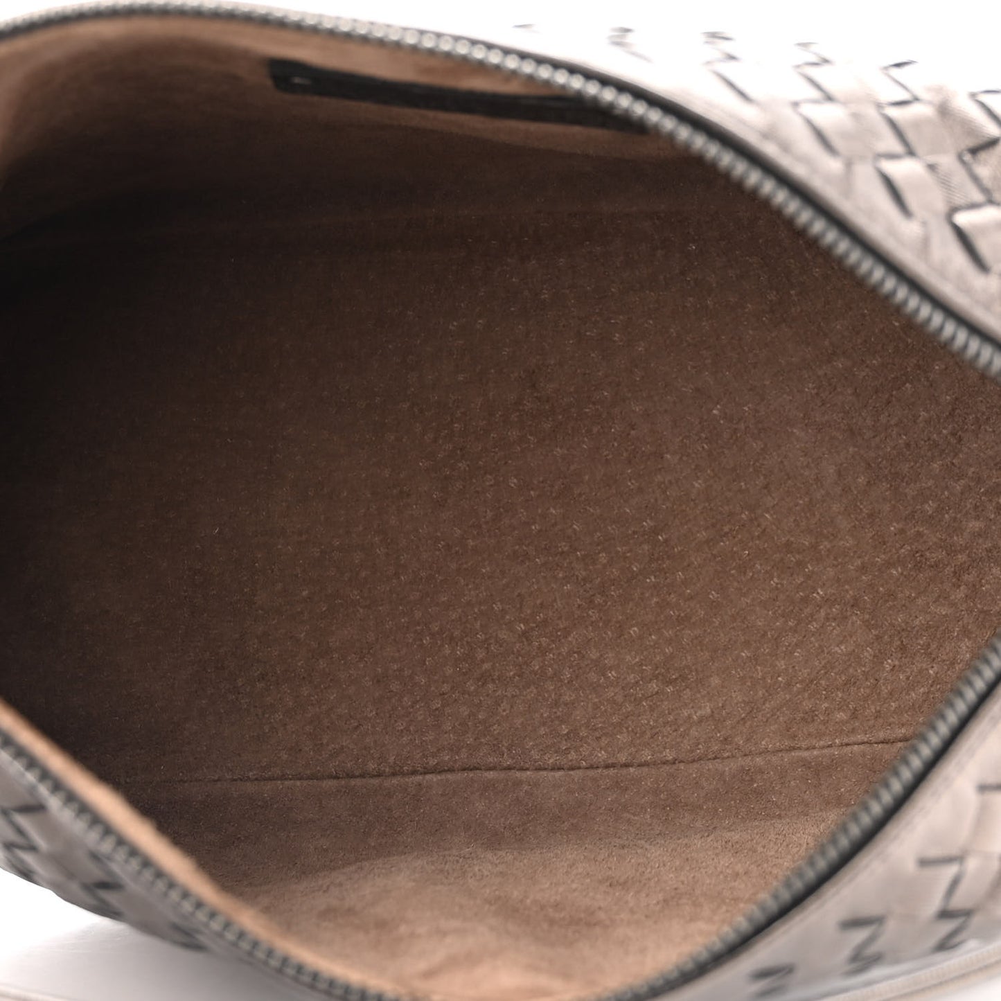 Metallic Nappa Intrecciato Small Shoulder Bag Brunito