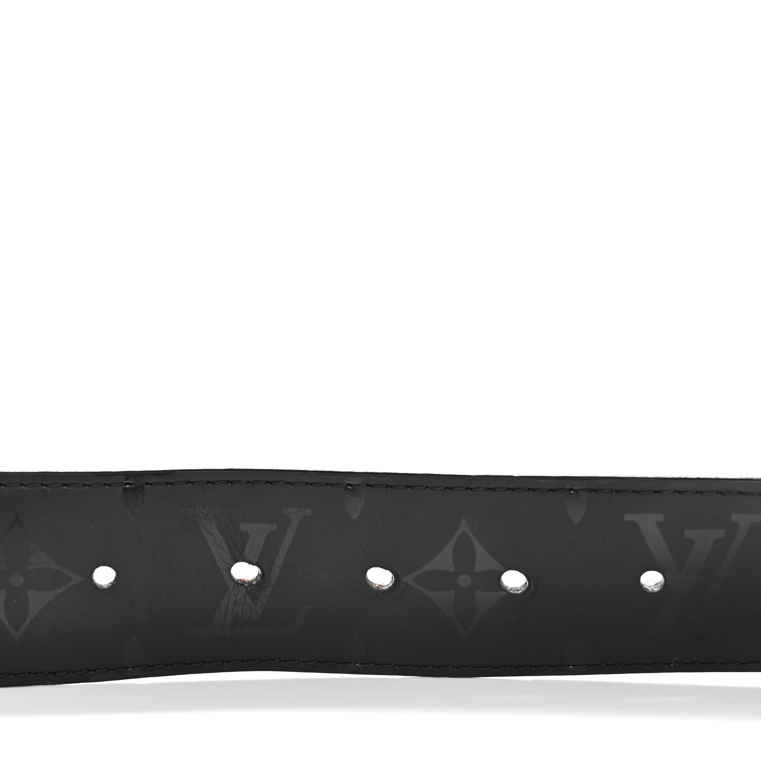 Louis Vuitton Monogram Illusion 40mm LV Initiales Reversible Belt 110 44 Black 3 of 9