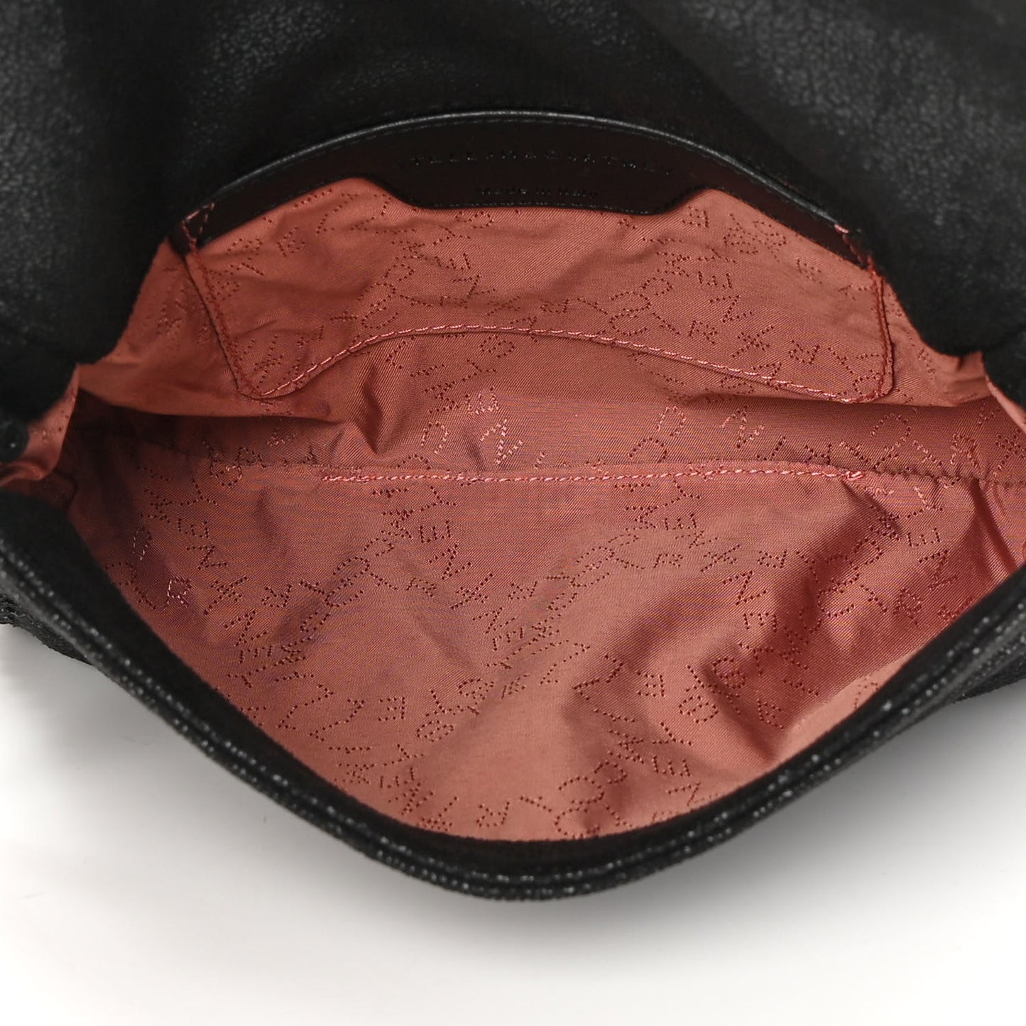 Shaggy Deer Mini Falabella Shoulder Bag Black