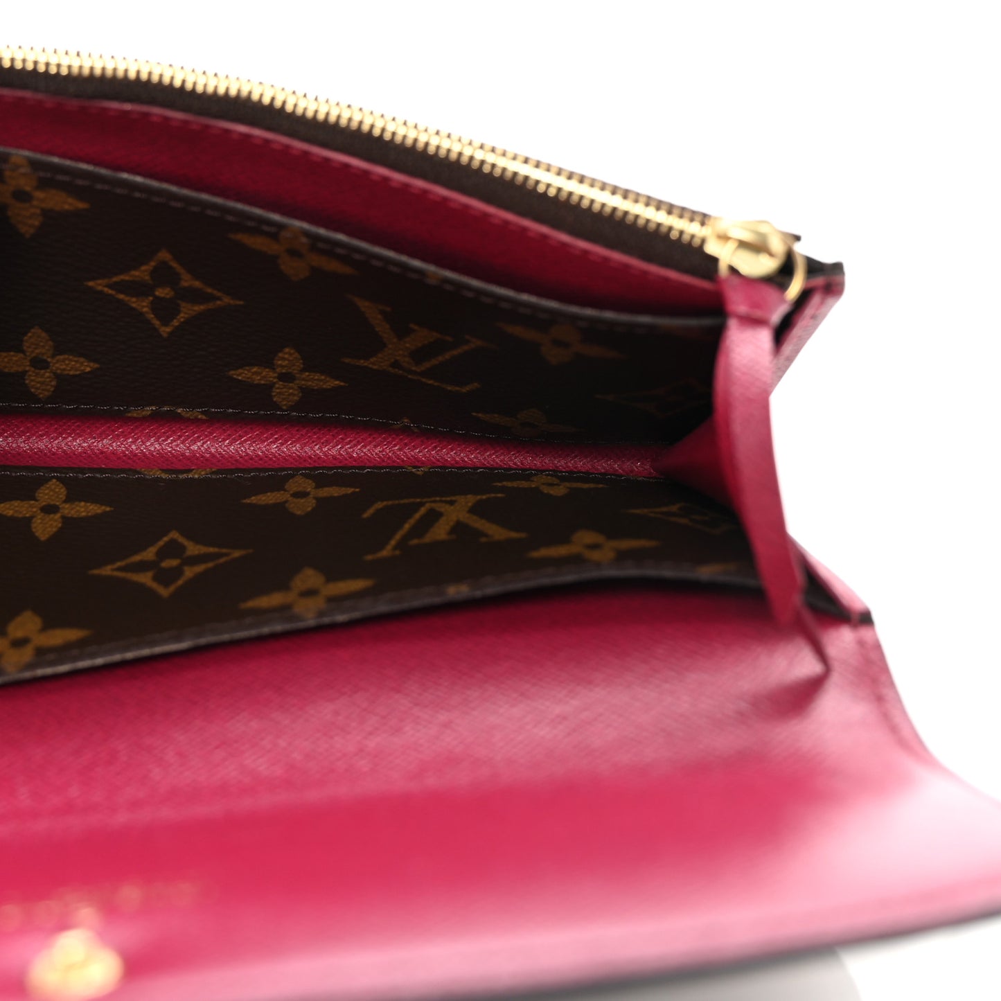 Monogram Emilie Wallet Fuchsia