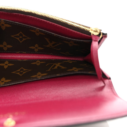 Louis Vuitton Monogram Emilie Wallet Fuchsia 5 of 7