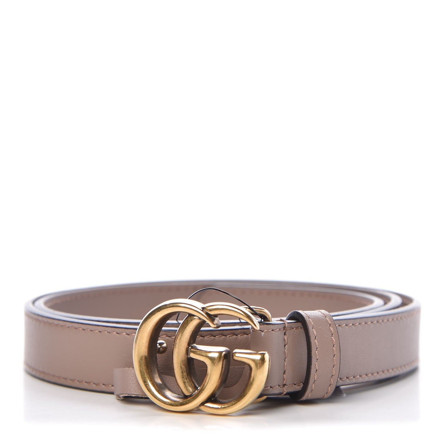 Gucci Calfskin Double G 20mm Belt 80 32 Porcelain Rose 1 of 6