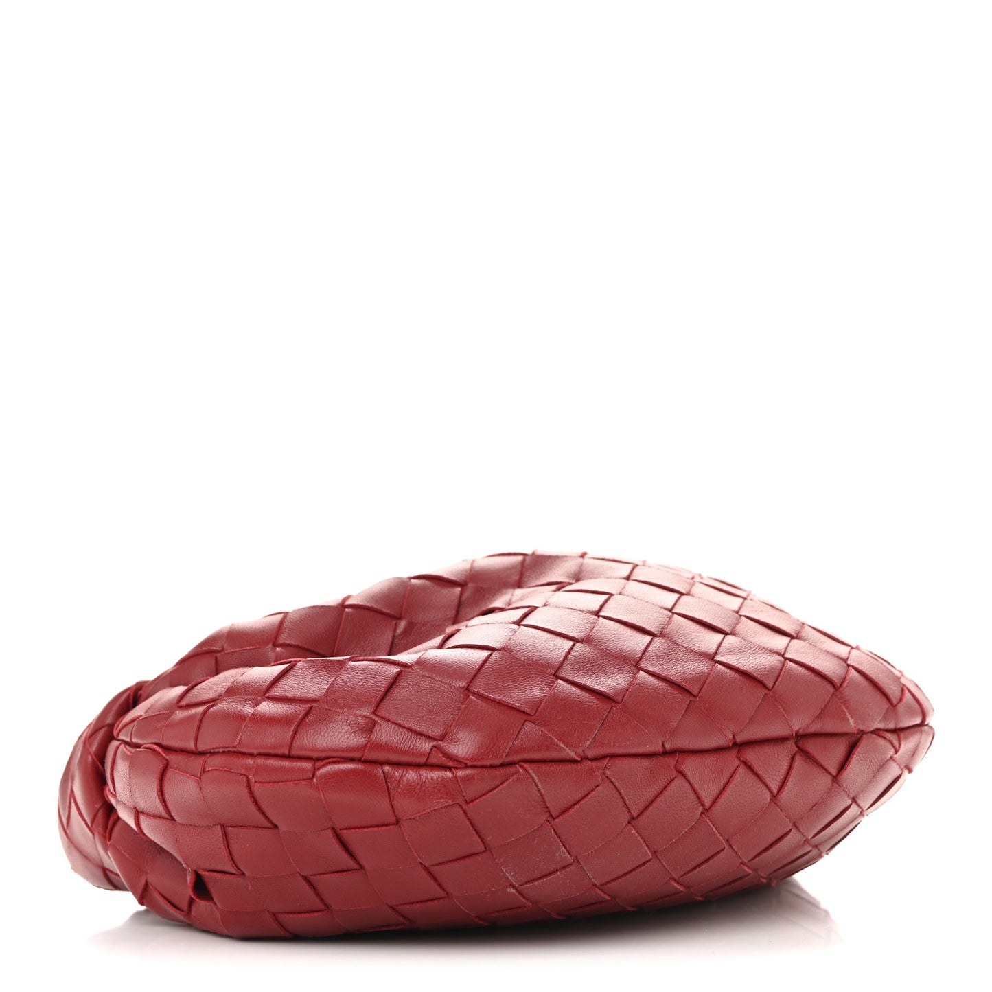 Nappa Intrecciato Mini Jodie Dark Red