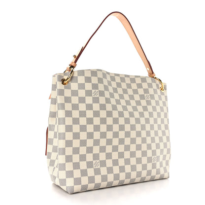 Louis Vuitton Damier Azur Graceful PM Rose Ballerine 3 of 8