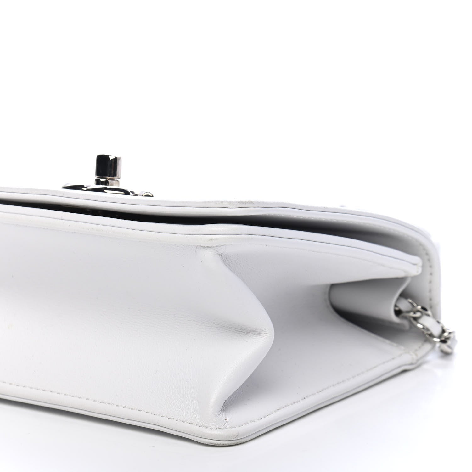 Chanel Calfskin Mini Propeller Flap White 9 of 11