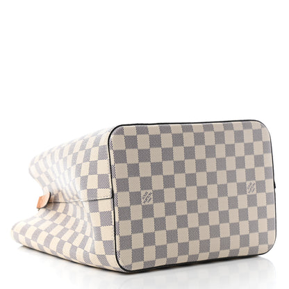 Louis Vuitton Damier Azur Braided Neonoe MM Blue 3 of 9