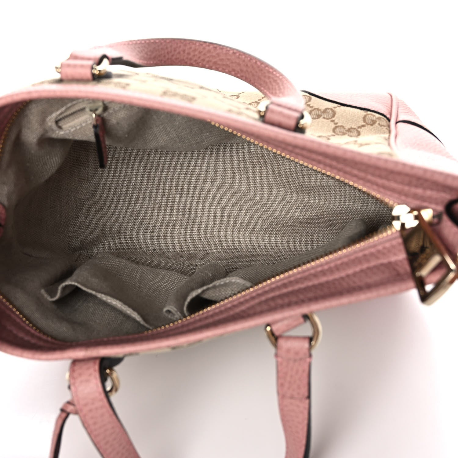 Gucci Monogram Small Bree Tote Beige Soft Pink 5 of 13