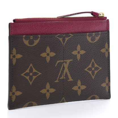 Louis Vuitton Monogram Zipped Card Holder Fuchsia 3 of 6