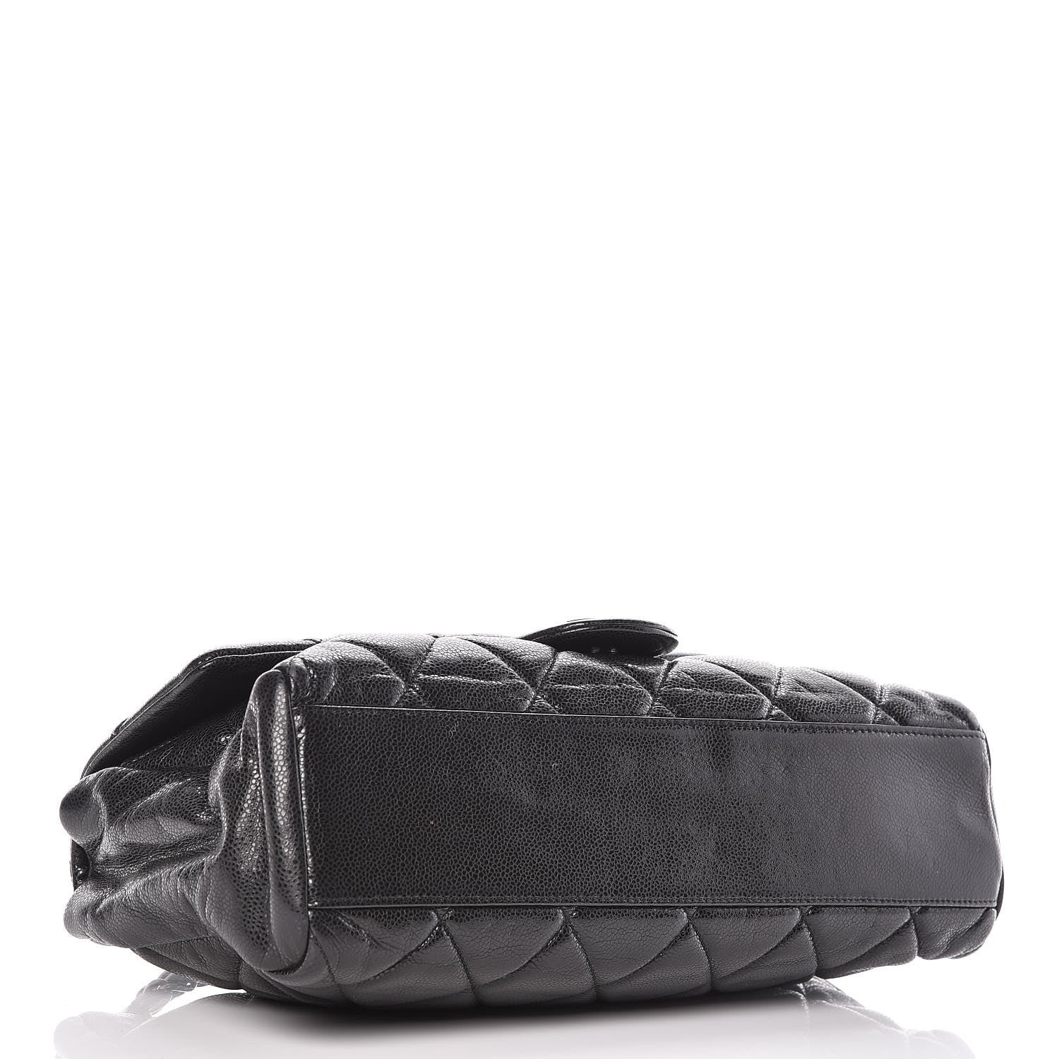Chanel Glazed Caviar Medium Nature Flap Bag Black 5 of 16