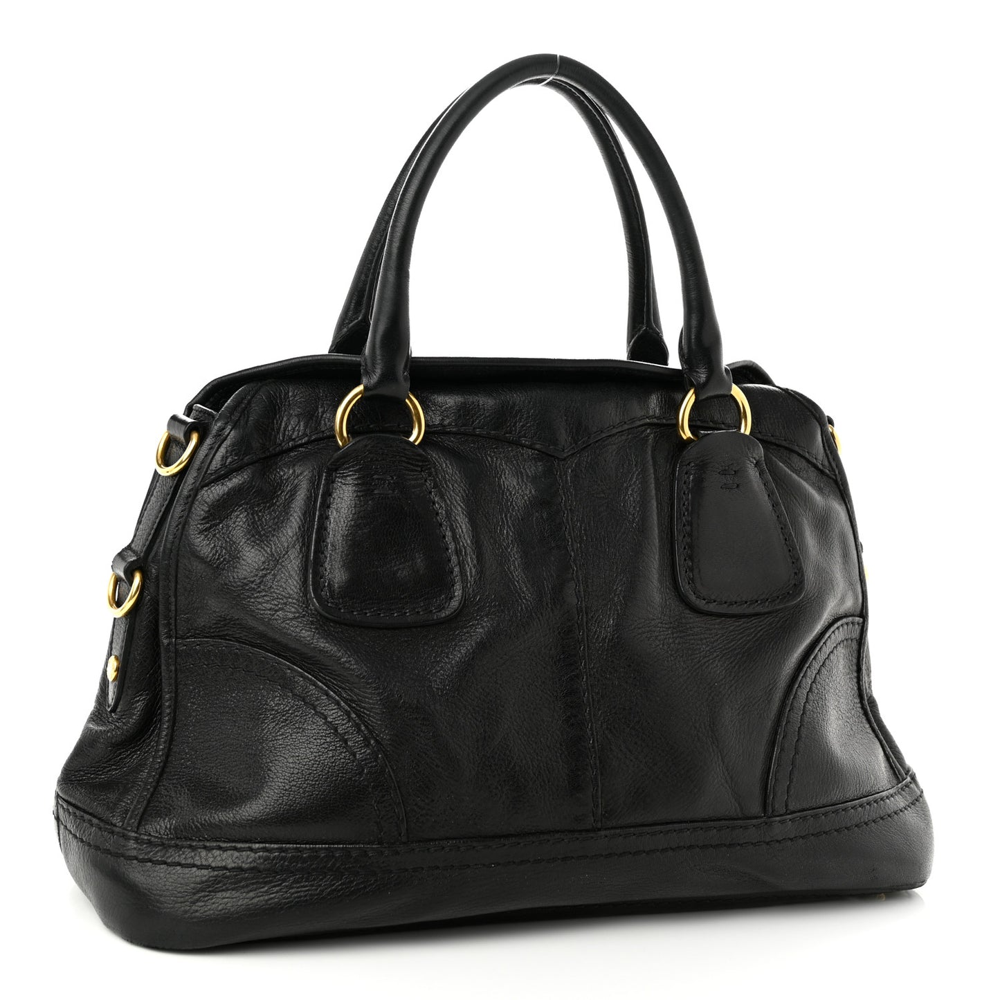 Cervo Shine Shoulder Bag Black