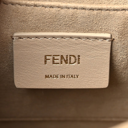Fendi Vitello Liberty FF 1974 Embossed Kan I Shoulder Bag Fragola 6 of 9