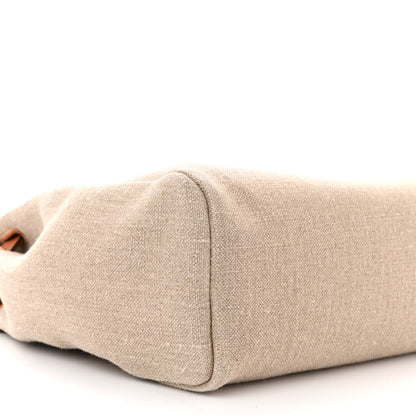 Hermes Toile De Camp Vache Hunter Herbag Zip Retourne 31 PM Ficelle Naturel 10 of 11
