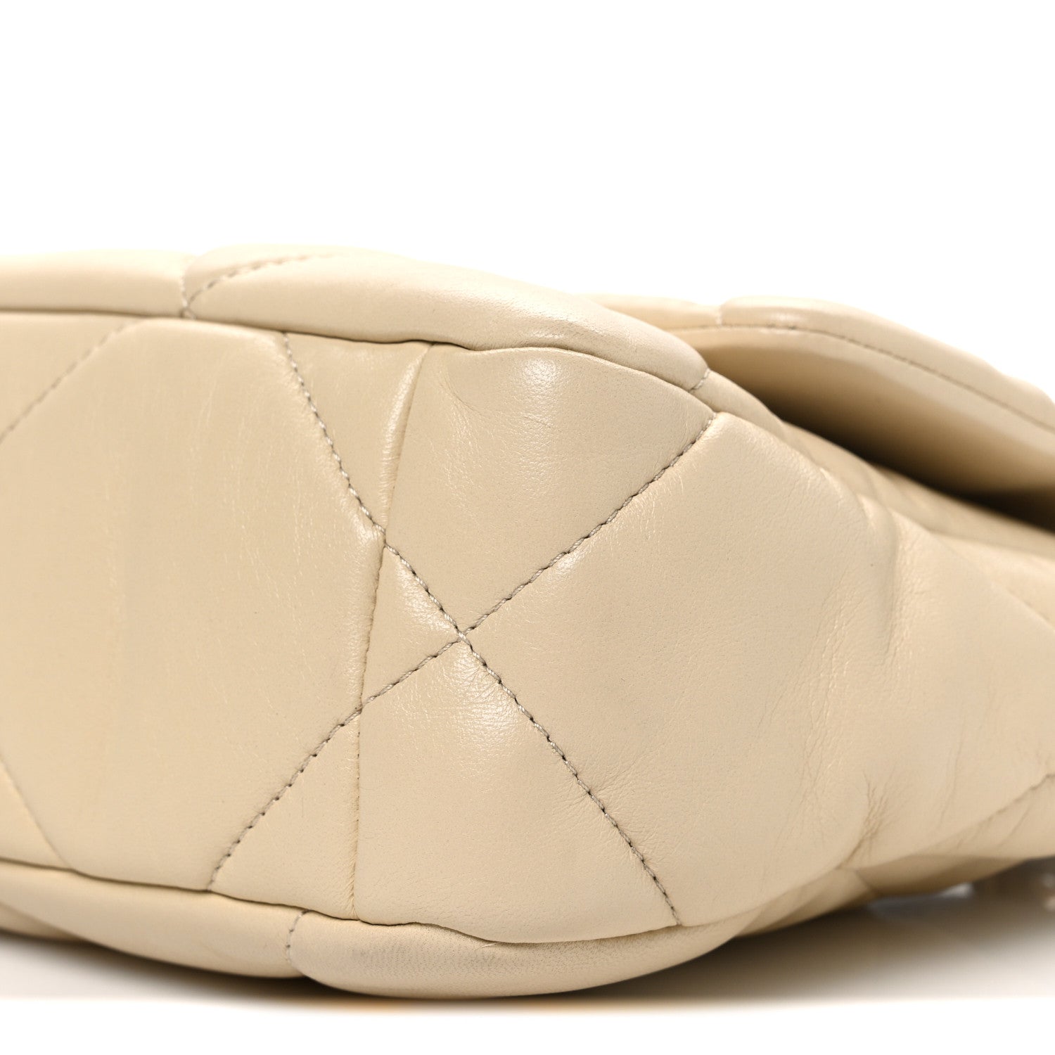 Chanel Lambskin Quilted Medium Chanel 19 Flap Beige 10 of 10
