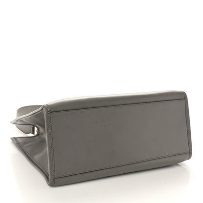 Fendi Vitello King Plexiglass Logo Embossed Medium Fendi Sunshine Shopper Tote Moon 4 of 10