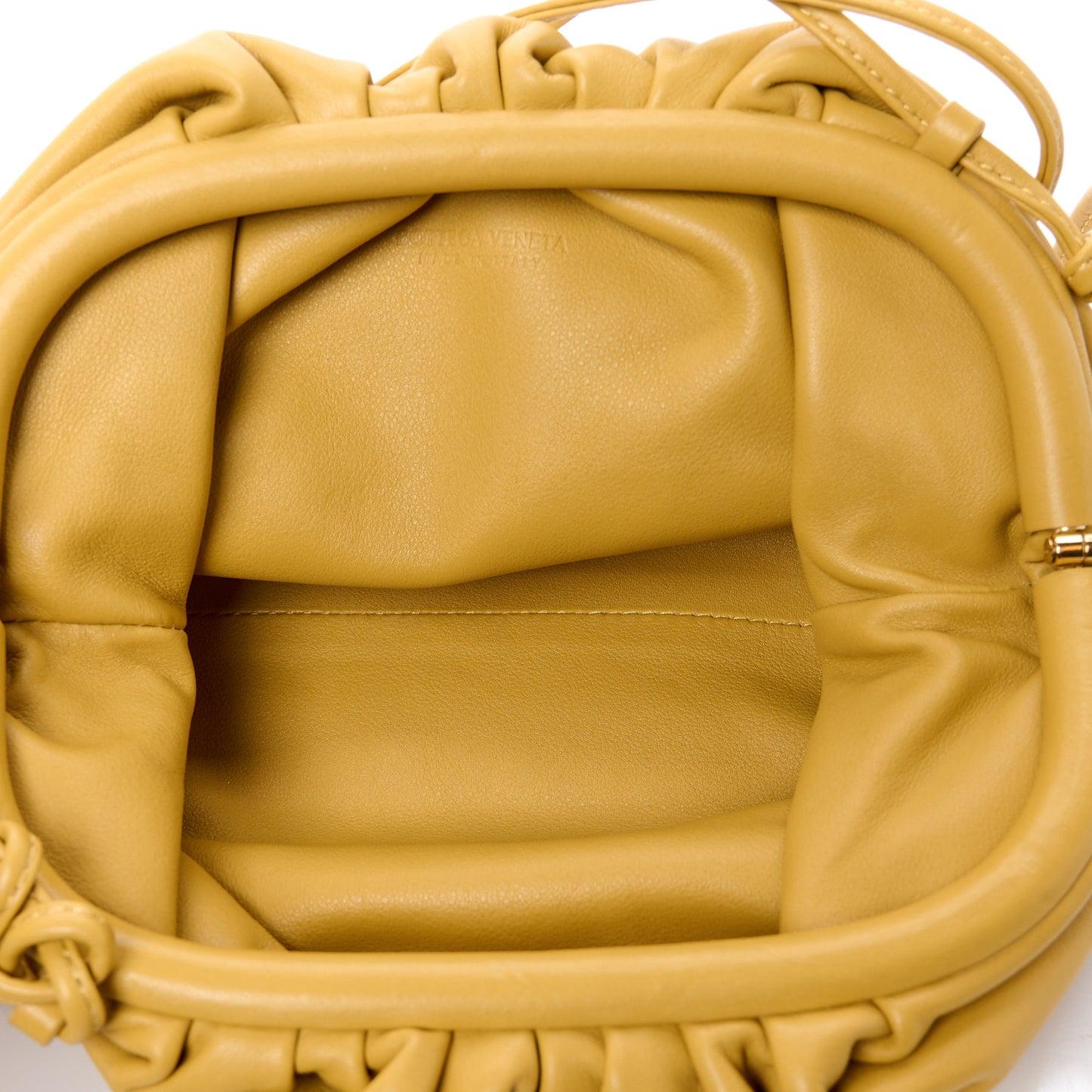 Butter Calfskin The Mini Pouch Butterscotch
