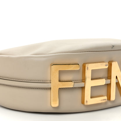 Fendi Vitello Grace Matte Small Fendigraphy Hobo Bag Nuvola 9 of 10