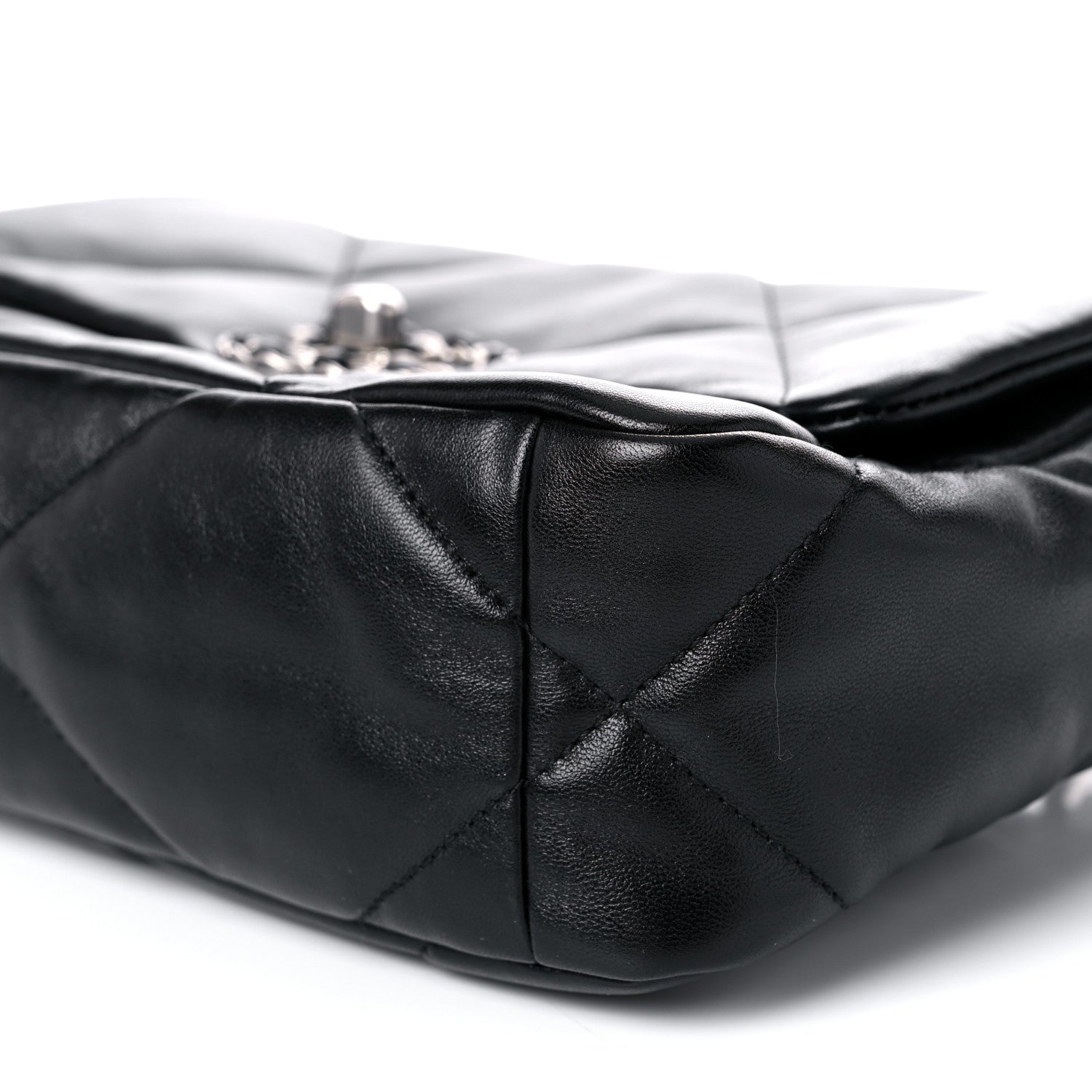 Chanel Lambskin Quilted Medium Chanel 19 Flap Black 9 of 10