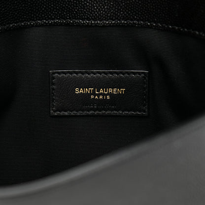 Saint Laurent Grain De Poudre Uptown Pouch Black 6 of 8