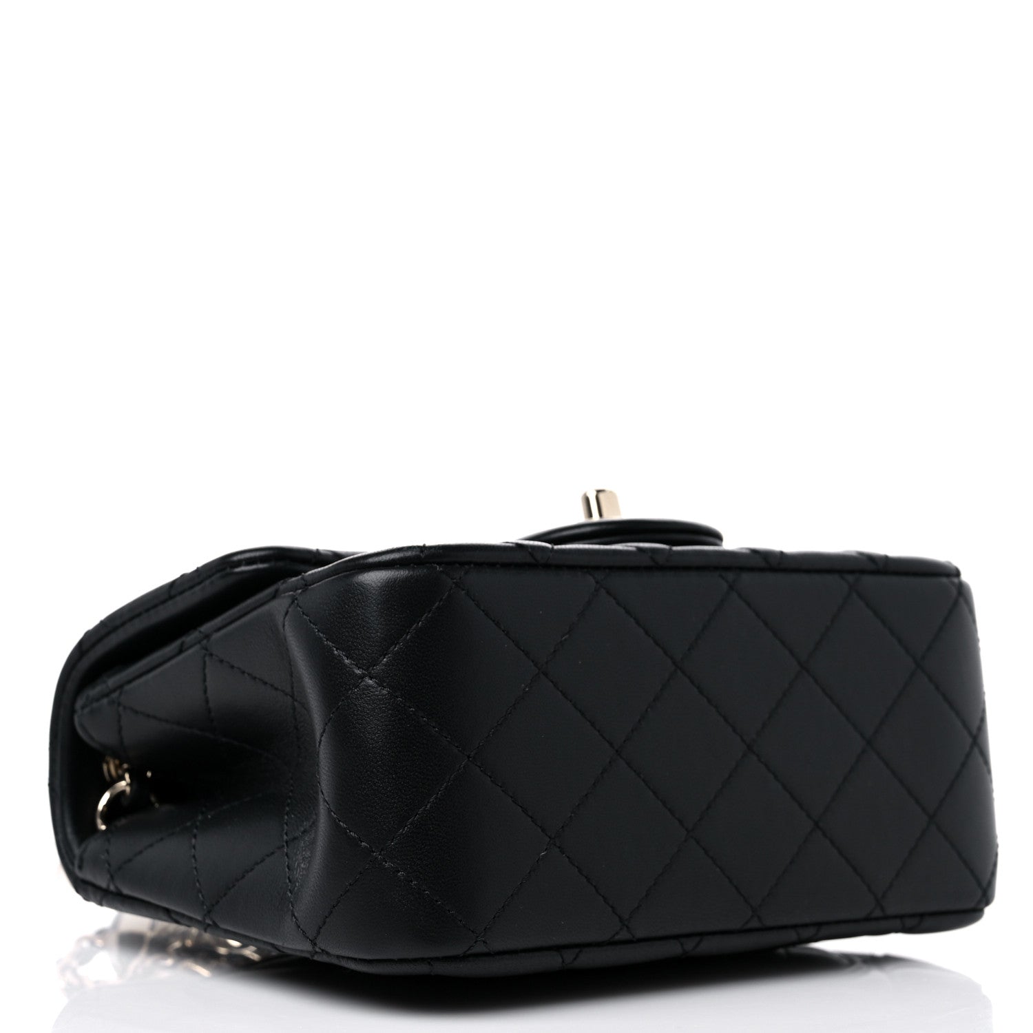 Chanel Lambskin Quilted Enamel Mini Pearl Crush Flap Black 3 of 10