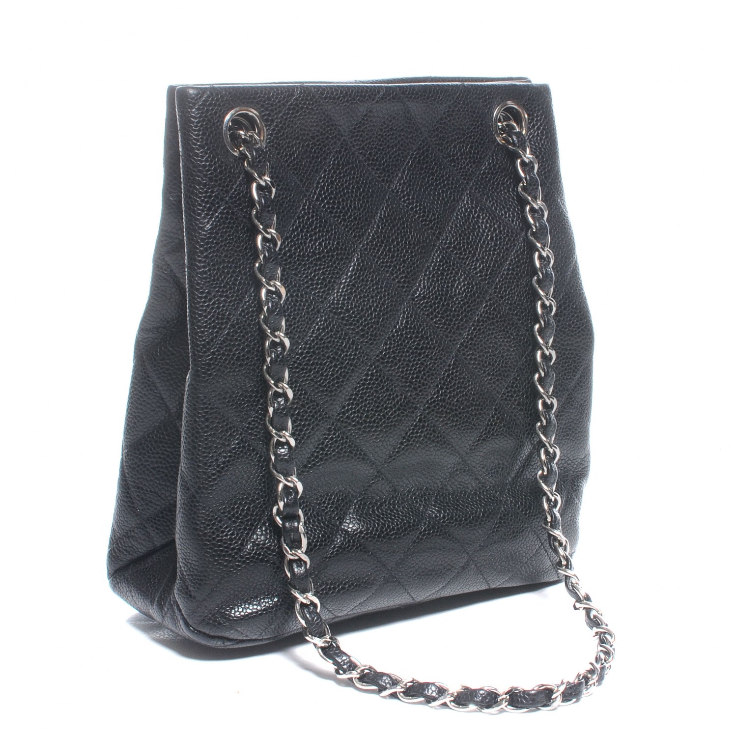 Chanel Caviar Quilted Shoulder Bag Black 3 of 7