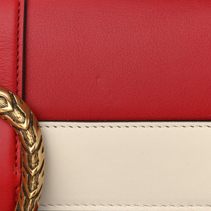 Gucci Calfskin Bamboo Web Medium Dionysus Top Handle Bag Red White Blue 12 of 16