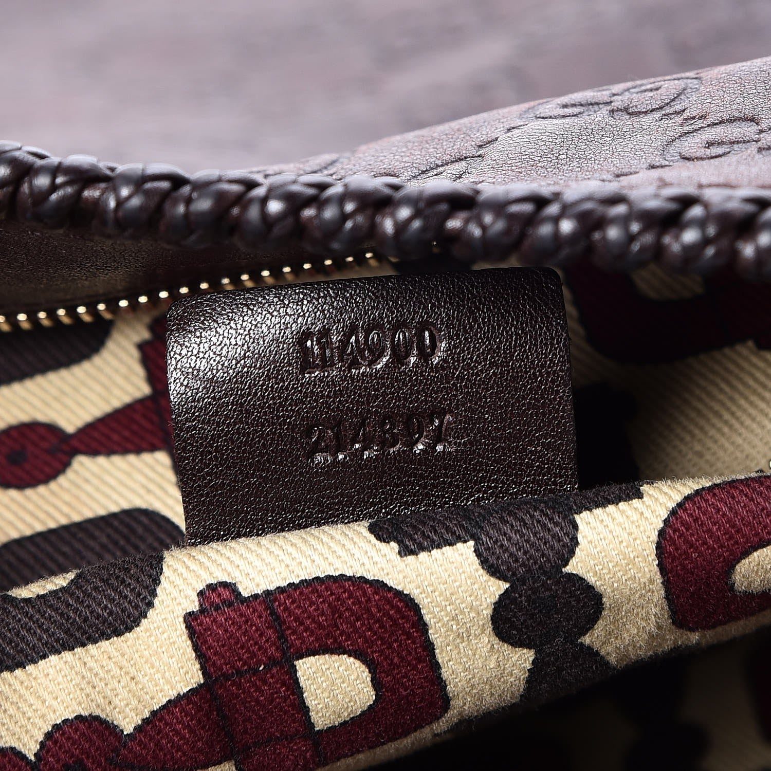 Gucci Guccissima Large Horsebit Chain Hobo Chocolate 8 of 13