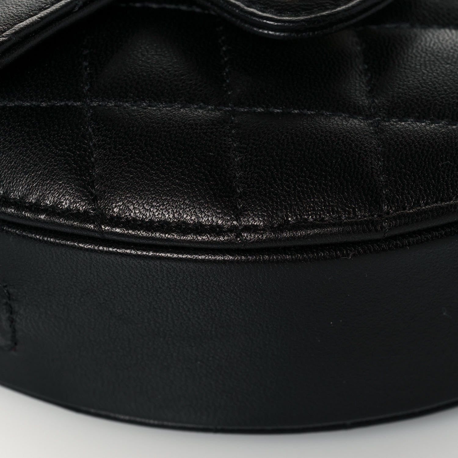 Chanel Lambskin Quilted CC In Love Heart Clutch With Chain Black 9 of 14