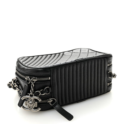 Chanel Lambskin Small Coco Boy Camera Case Black 4 of 11