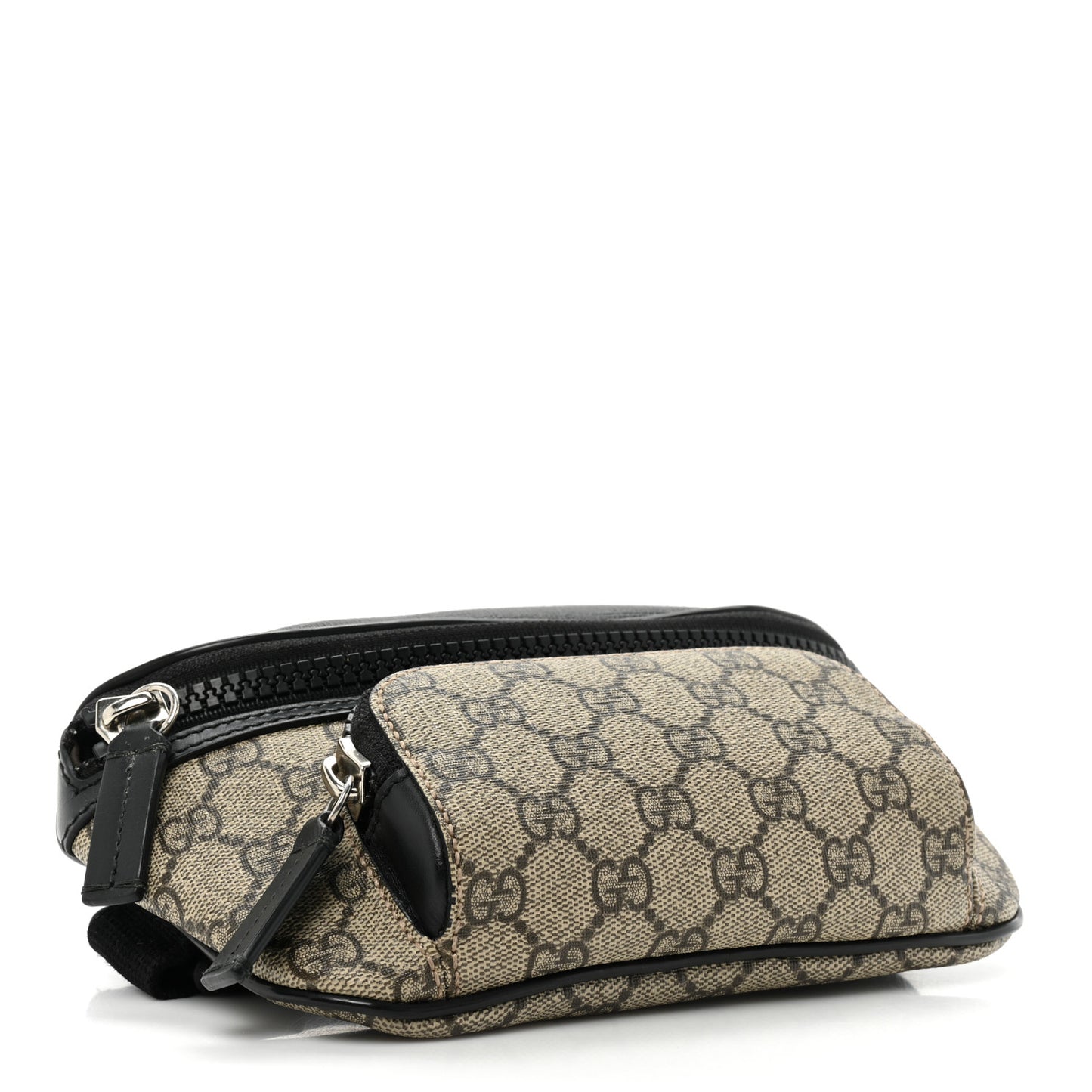 GG Supreme Monogram Belt Bag Black