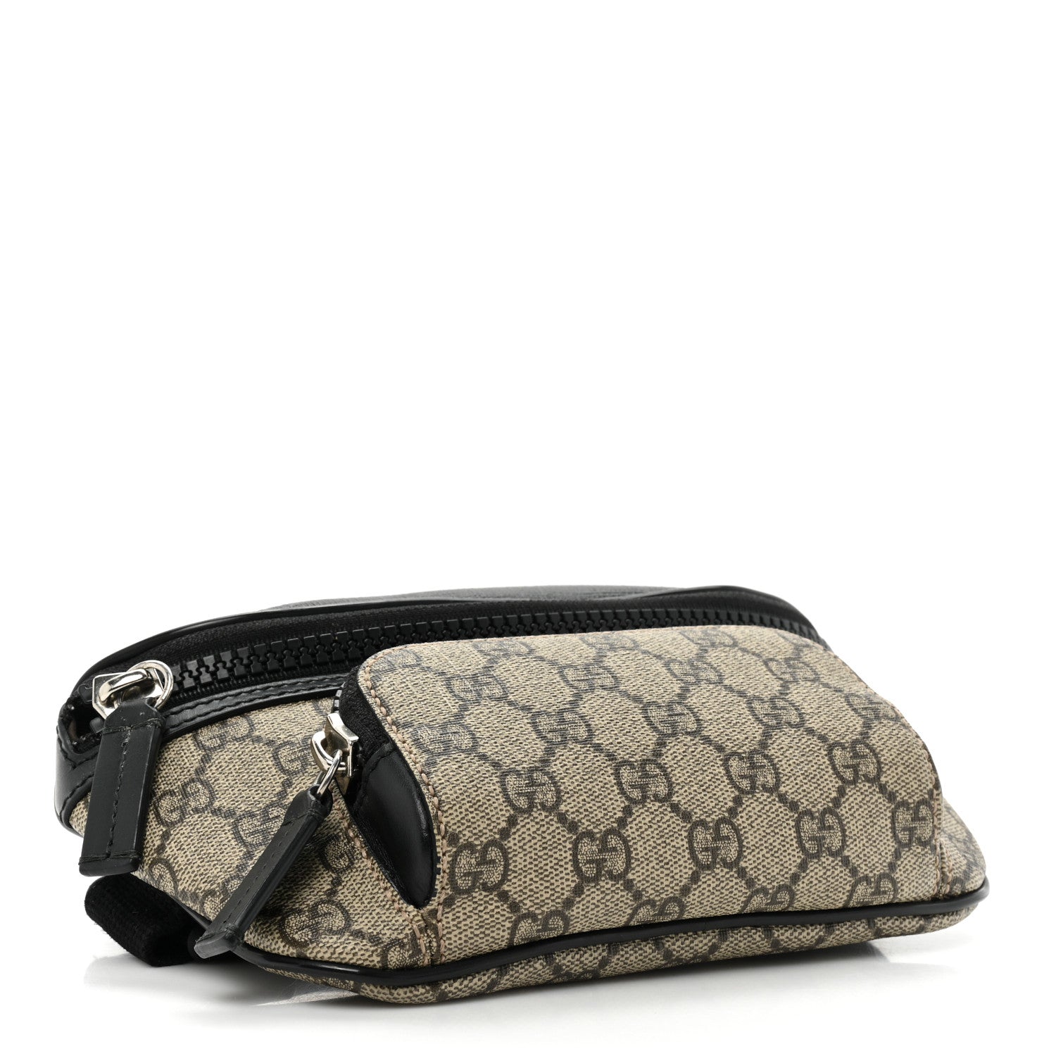 Gucci GG Supreme Monogram Belt Bag Black 4 of 11