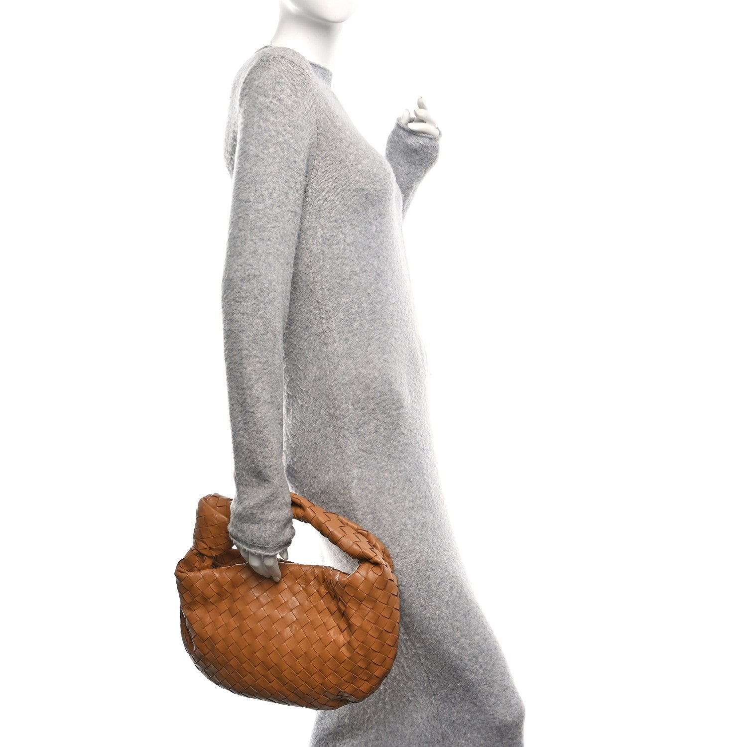 Bottega Veneta Nappa Intrecciato Teen Jodie Hobo Caramel 2 of 11