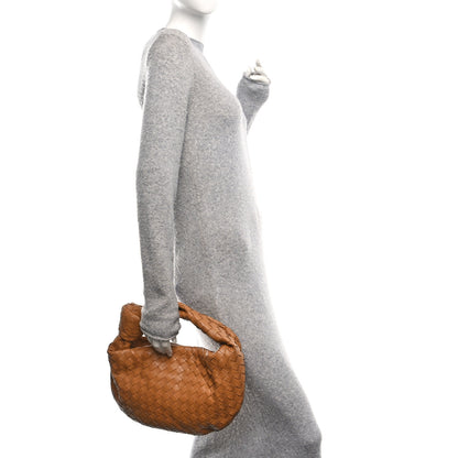 Bottega Veneta Nappa Intrecciato Teen Jodie Hobo Caramel 2 of 11