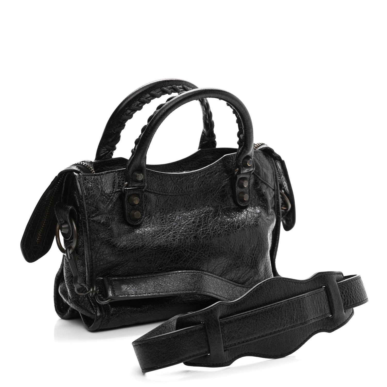 Balenciaga Agneau Classic Hardware Mini City Black 3 of 11