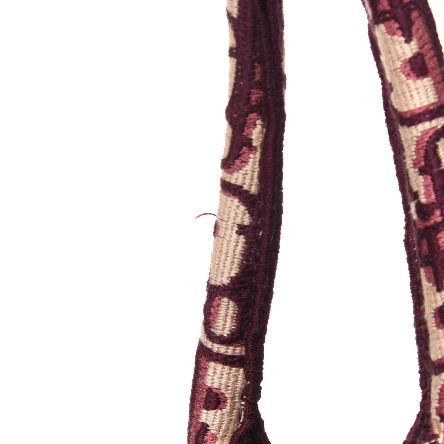 Christian Dior Oblique Large Book Tote Burgundy Multicolor 10 of 12