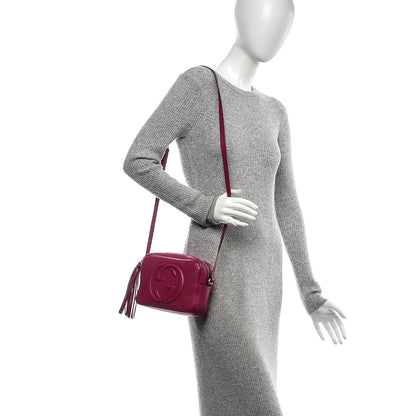 Gucci Cellarius Calfskin Small Soho Disco Bag Bright Bouganville 2 of 6