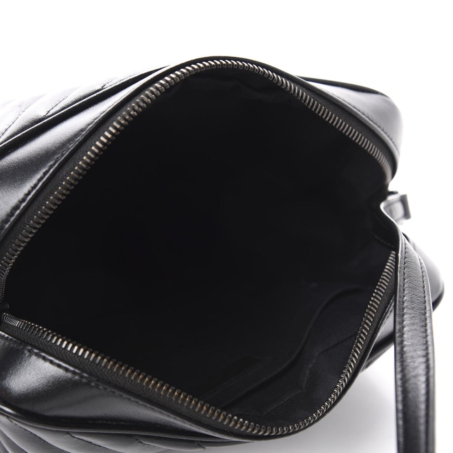 Calfskin Matelasse Monogram Lou Camera Bag Black