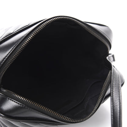 Saint Laurent Calfskin Matelasse Monogram Lou Camera Bag Black 5 of 11