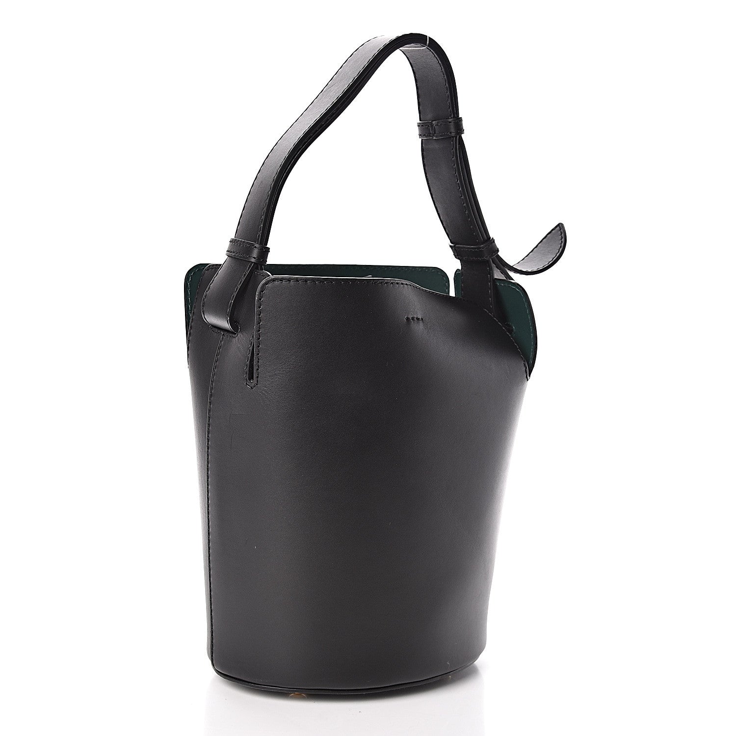 Burberry Supple Calfskin Small Bucket Black 4 of 11