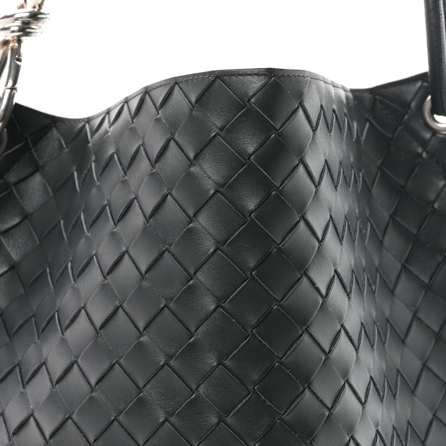 Bottega Veneta Nappa Intrecciato Medium Knot Bucket Bag Ardoise 7 of 9