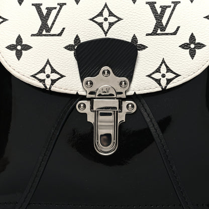 Louis Vuitton Patent Monogram Hot Springs Backpack Black White 7 of 10