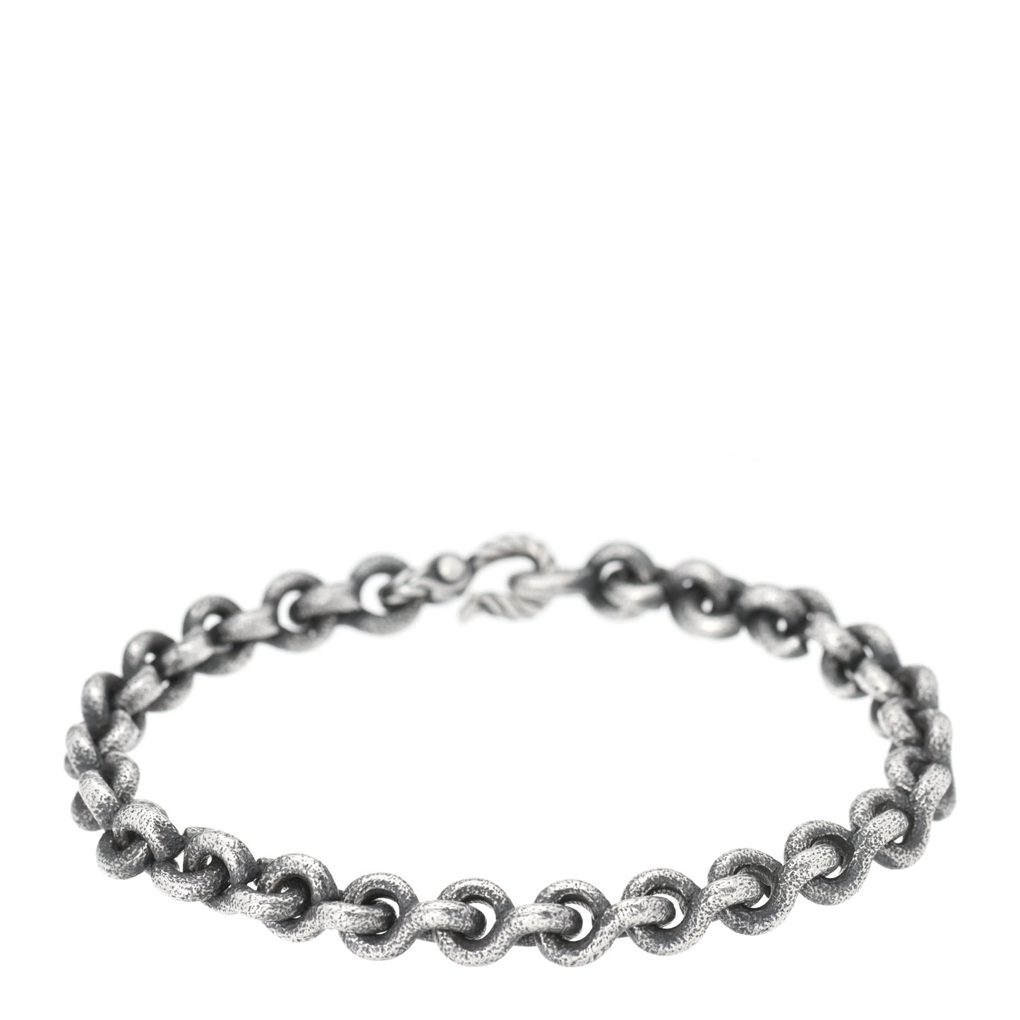 Sterling Silver 6mm Petrvs Link Bracelet M