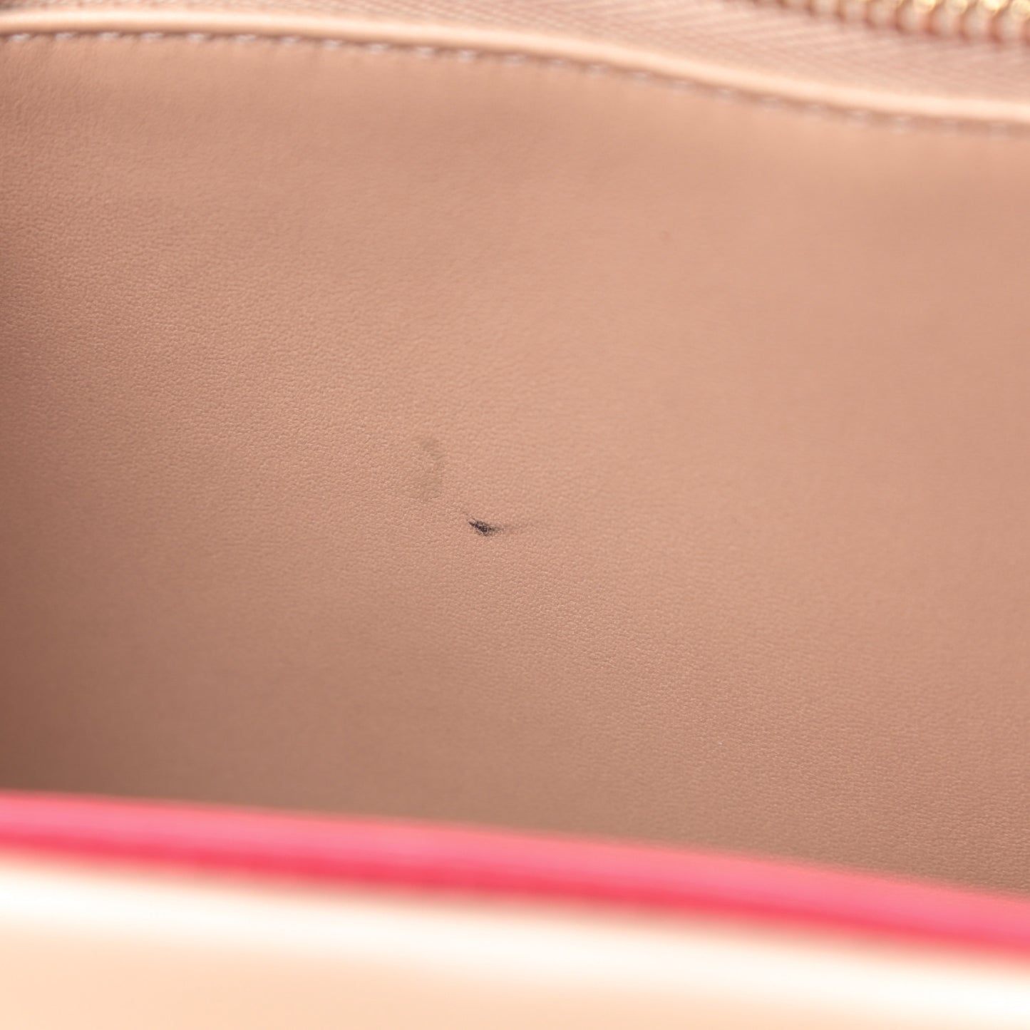 Lambskin Cannage Miss Dior Promenade Pouch Beige