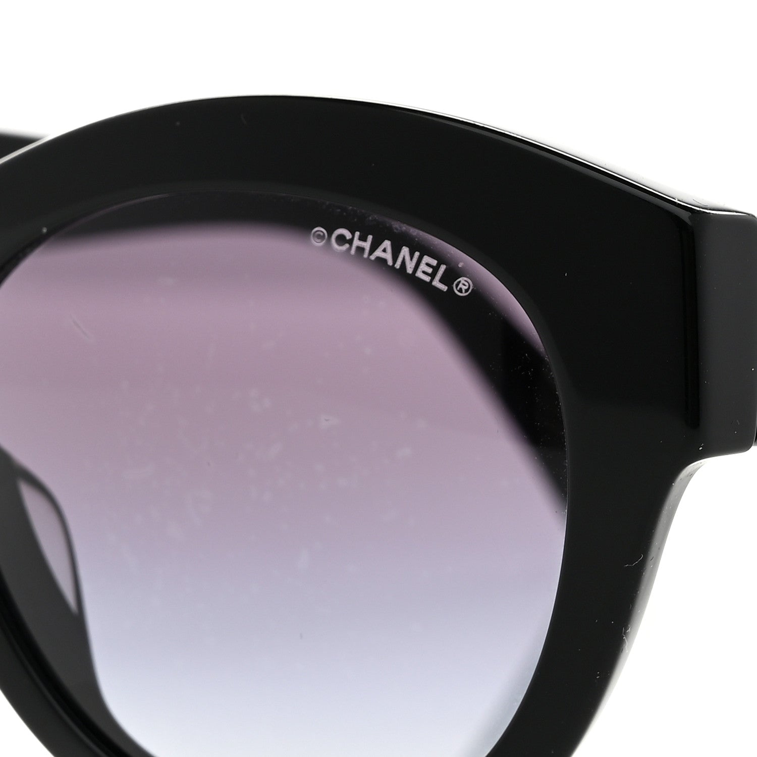 Chanel Acetate Butterfly Sunglasses 5371 Black 7 of 8