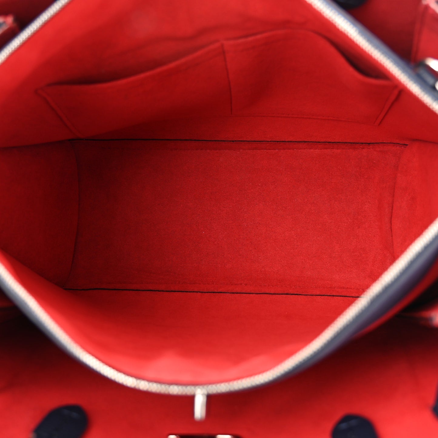 Calfskin Lockmeto Marine Rouge