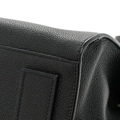 Saint Laurent Grained Calfskin Small Supple Sac De Jour Duffle Black 11 of 13