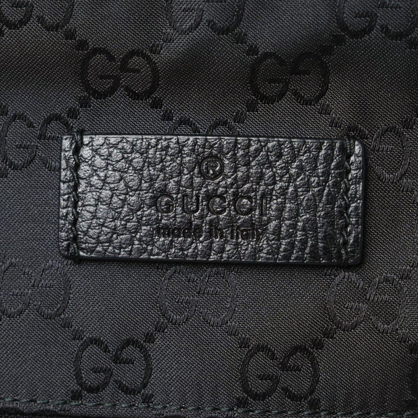 Nylon Monogram Medium Flat Messenger Bag Black