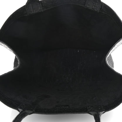 Christian Dior Oblique Calfskin Embossed Large Book Tote Black 5 of 16