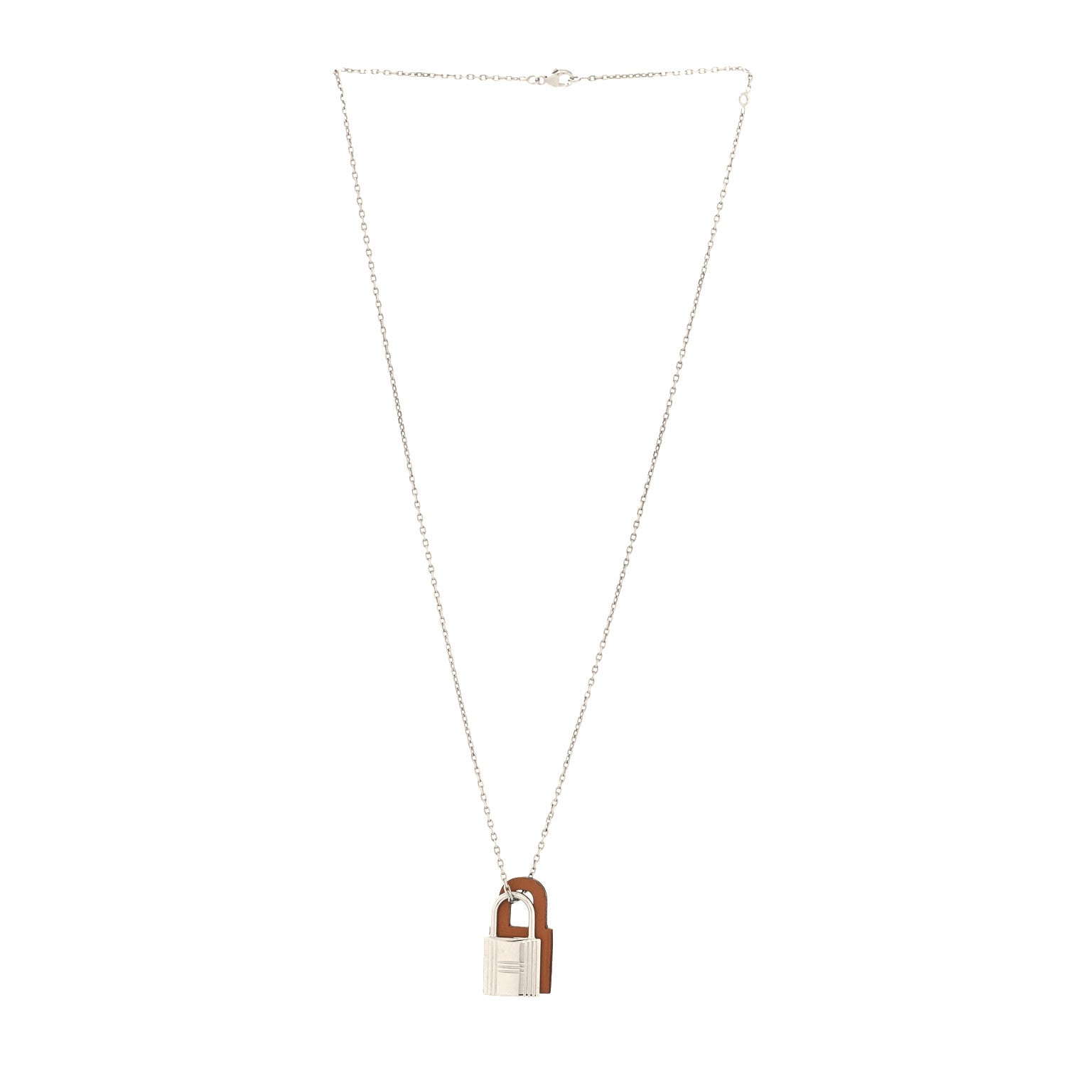 Hermes Swift Small O'Kelly Pendant Necklace Gold 3 of 5