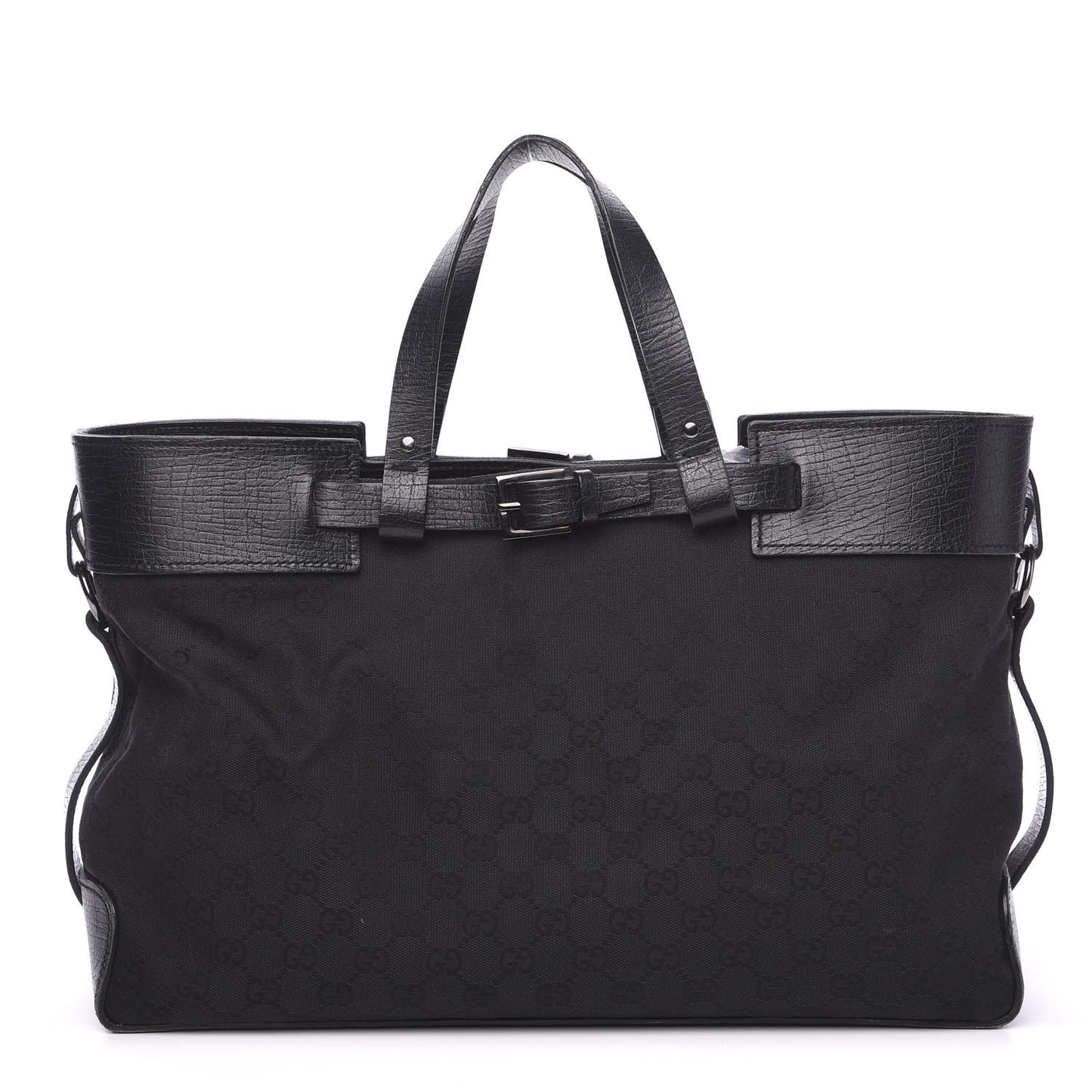 Monogram Large Tote Black